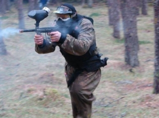 In action